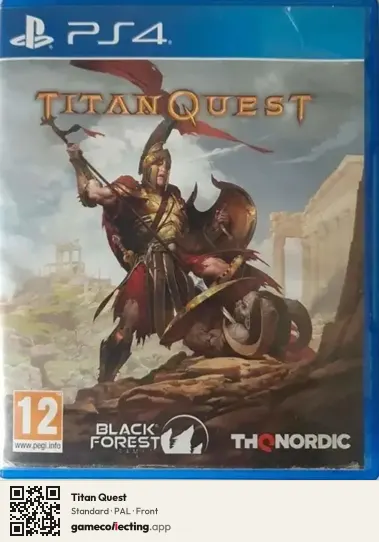 Titan Quest PlayStation 4, PAL box front