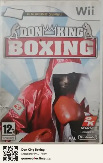 Don King Boxing Nintendo Wii, PAL box front