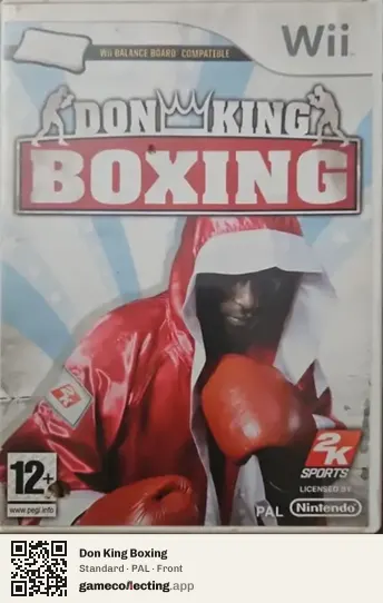 Don King Boxing Nintendo Wii, PAL box front