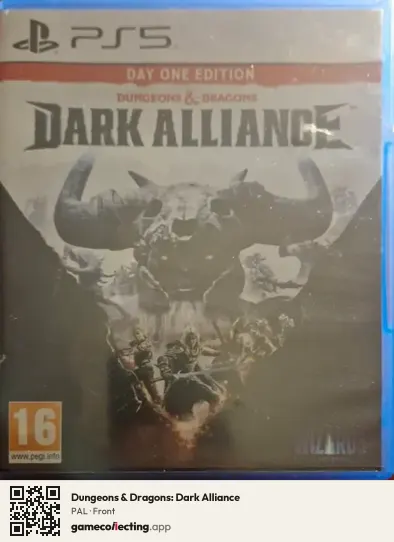 Dungeons & Dragons: Dark Alliance PlayStation 5, PAL box front