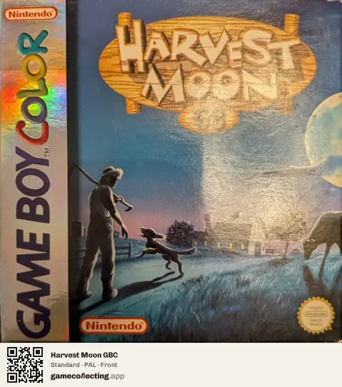 Harvest Moon GBC Game Boy Color, PAL box front