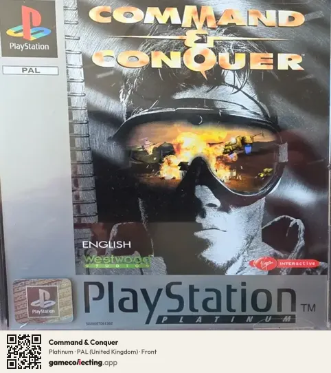 Command & Conquer PlayStation, United Kingdom box front