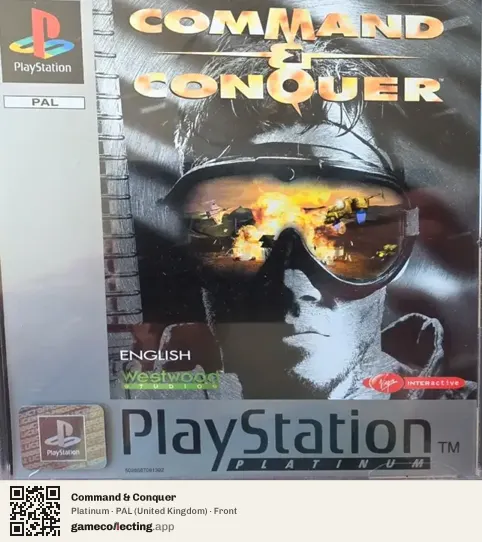 Command & Conquer PlayStation, United Kingdom box front