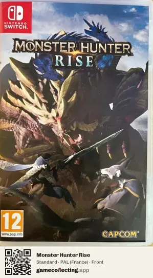 Monster Hunter Rise Nintendo Switch, France box front