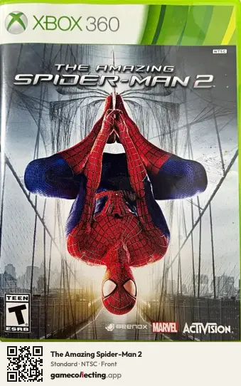 The Amazing Spider-Man 2 Xbox 360, NTSC box front