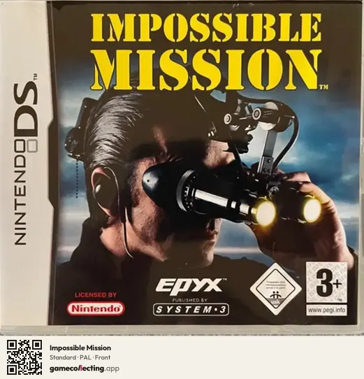Impossible Mission Nintendo DS, PAL box front