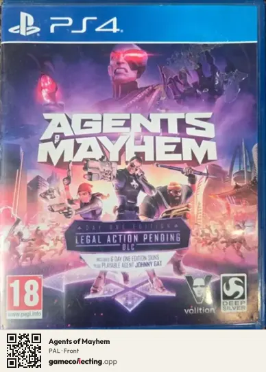 Agents of Mayhem PlayStation 4, PAL box front