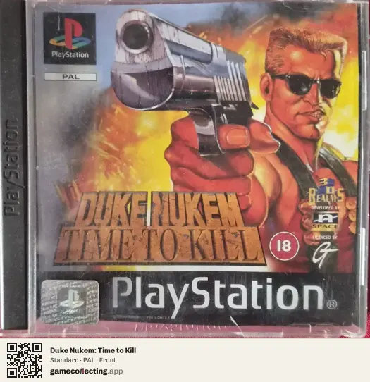Duke Nukem: Time to Kill PlayStation, PAL box front
