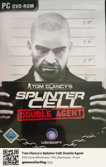Tom Clancy's Splinter Cell: Double Agent Computer, Germany box front