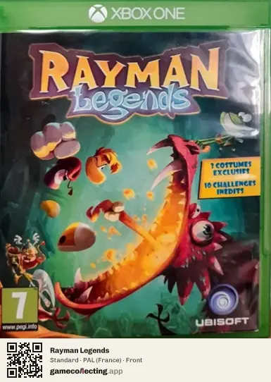 Rayman Legends Xbox One, France box front