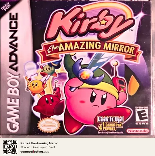 Kirby & the Amazing Mirror Game Boy Advance, Japan box front