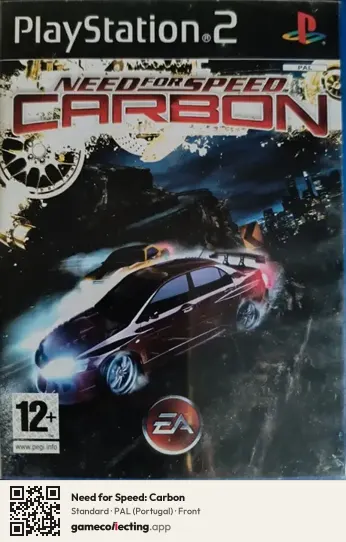 Need for Speed: Carbon PlayStation 2, Portugal box front
