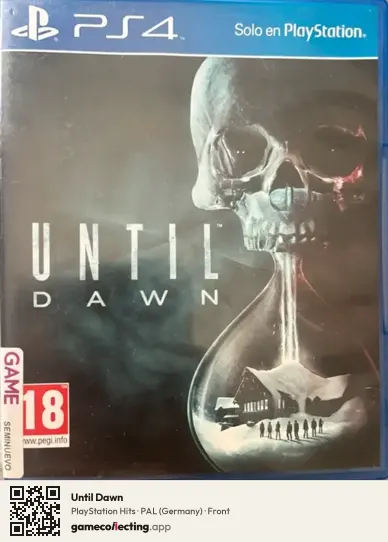 Until Dawn PlayStation 4, Germany box front