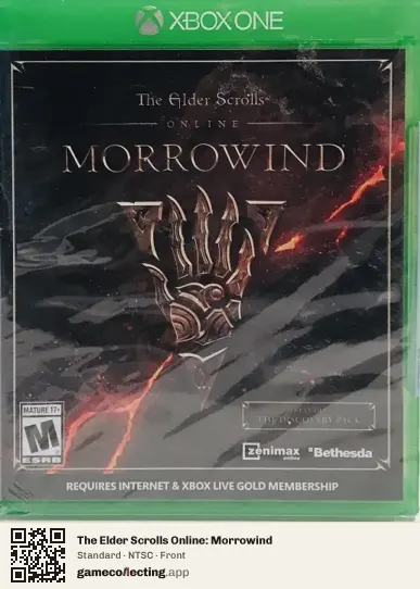 The Elder Scrolls Online: Morrowind Xbox One, NTSC box front