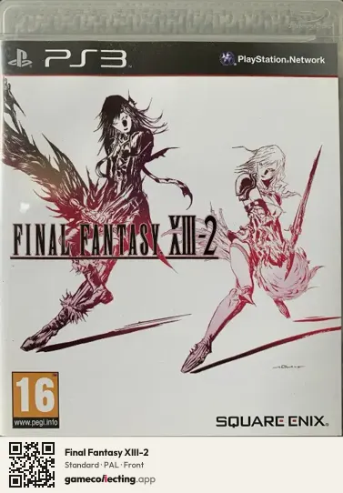 Final Fantasy XIII-2 PlayStation 3, PAL box front