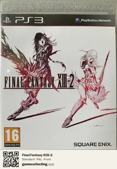 Final Fantasy XIII-2 PlayStation 3, PAL box front