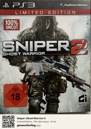 Sniper: Ghost Warrior 2 PlayStation 3, Germany box front