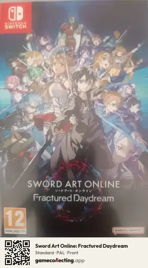 Sword Art Online: Fractured Daydream Nintendo Switch, PAL box front