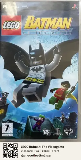 LEGO Batman: The Videogame PlayStation Portable, France box front