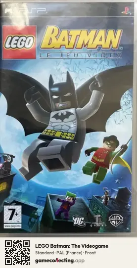 LEGO Batman: The Videogame PlayStation Portable, France box front
