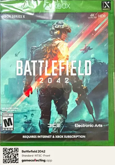 Battlefield 2042 Xbox Series X, NTSC box front