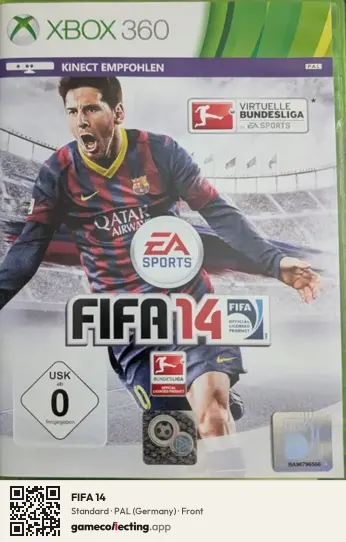 FIFA 14 Xbox 360, Germany box front