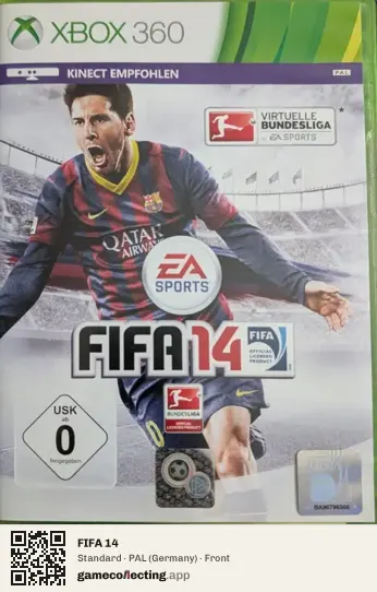 FIFA 14 Xbox 360, Germany box front