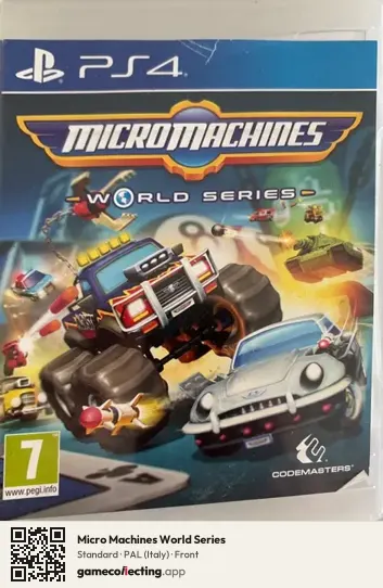 Micro Machines World Series PlayStation 4, Italy box front