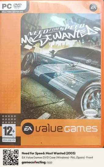 Need for Speed: Most Wanted (2005) Computer, Spain box front