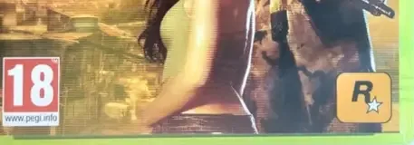 Max Payne 3, the PEGI square on its front