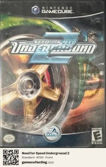 Need for Speed Underground 2 Nintendo GameCube, NTSC box front