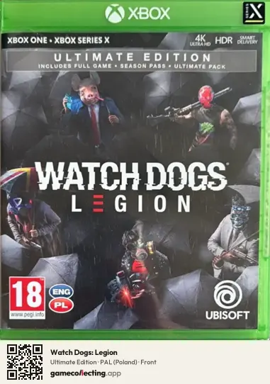 Watch Dogs: Legion Xbox One, Poland box front