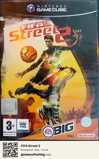 FIFA Street 2 Nintendo GameCube, PAL box front