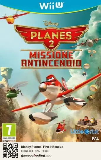 Disney Planes: Fire & Rescue Nintendo Wii U, PAL box front