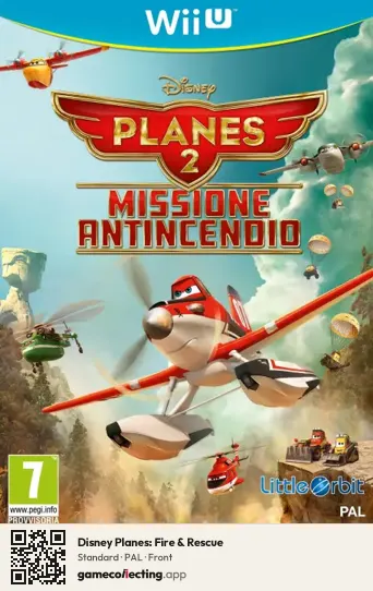 Disney Planes: Fire & Rescue Nintendo Wii U, PAL box front