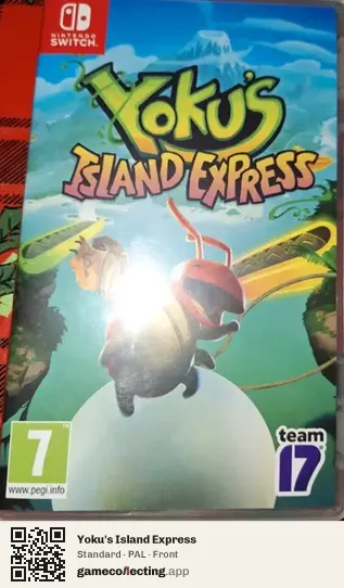 Yoku's Island Express Nintendo Switch, PAL box front