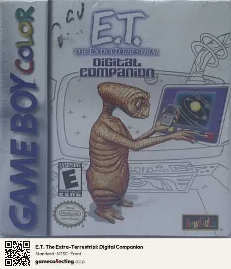 E.T. The Extra-Terrestrial: Digital Companion Game Boy Color, NTSC box front