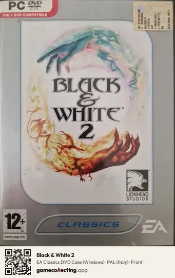 Black & White 2 Computer, Italy box front