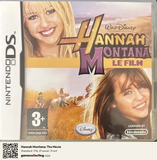 Hannah Montana: The Movie Nintendo DS, France box front
