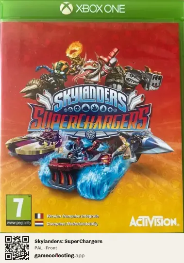 Skylanders: SuperChargers Xbox One, PAL box front