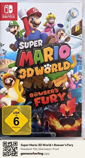 Super Mario 3D World + Bowser's Fury Nintendo Switch, Germany box front