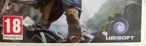 Assassin's Creed IV: Black Flag, the PEGI square on its front