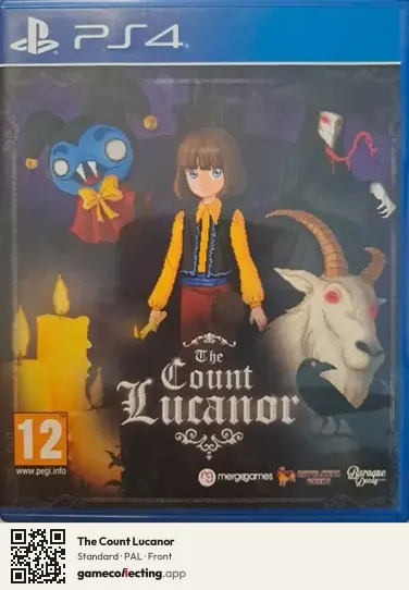 The Count Lucanor PlayStation 4, PAL box front