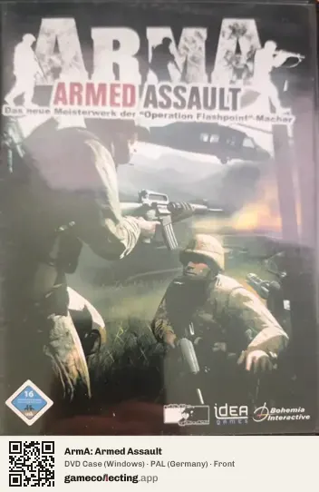 ArmA: Armed Assault Computer, Germany box front