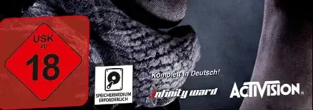 Call of Duty: Ghosts, the USK square on its front