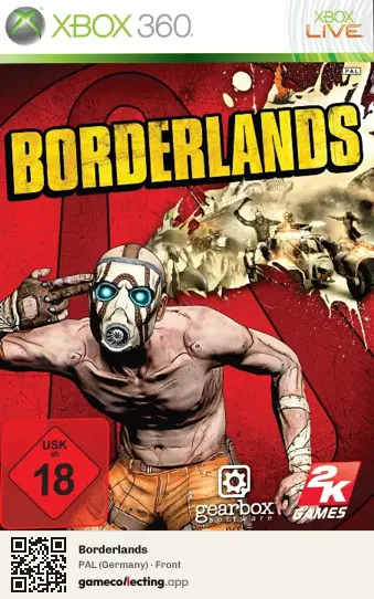 Borderlands Xbox 360, Germany box front