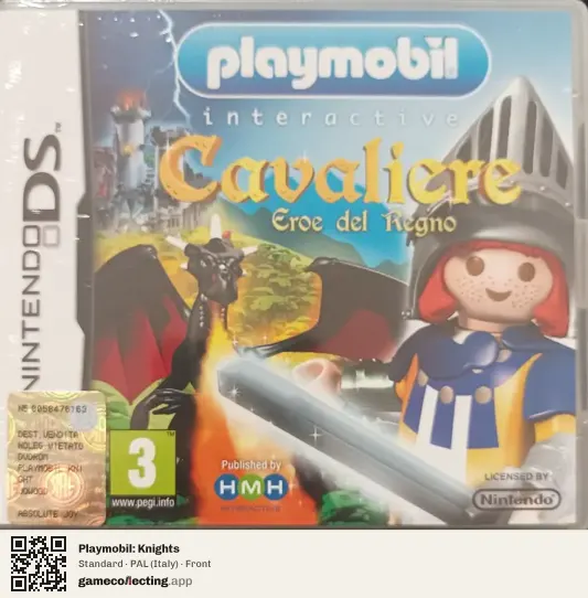 Playmobil: Knights Nintendo DS, Italy box front