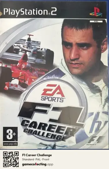 F1 Career Challenge PlayStation 2, PAL box front