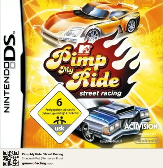 Pimp My Ride: Street Racing Nintendo DS, Germany box front