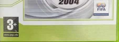 FIFA Football 2004, the PEGI square on its front